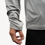 men's sun hoodie granite grey