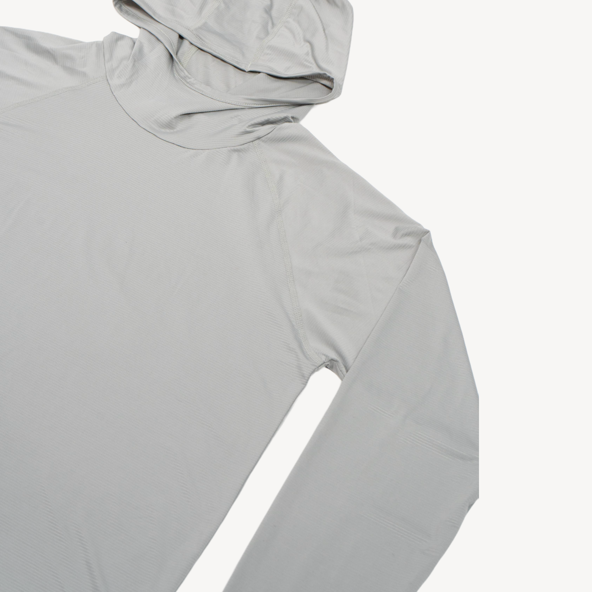 men's sun hoodie granite grey