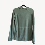 Men's Classic Grid Fleece Sage Green Medium: Garage Sale