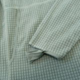 Men's Classic Grid Fleece Sage Green Medium: Garage Sale