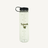 Clear water bottle