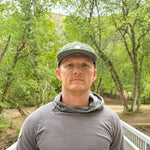 Evergreen Pine Green Grid Fleece 5 Panel Hat