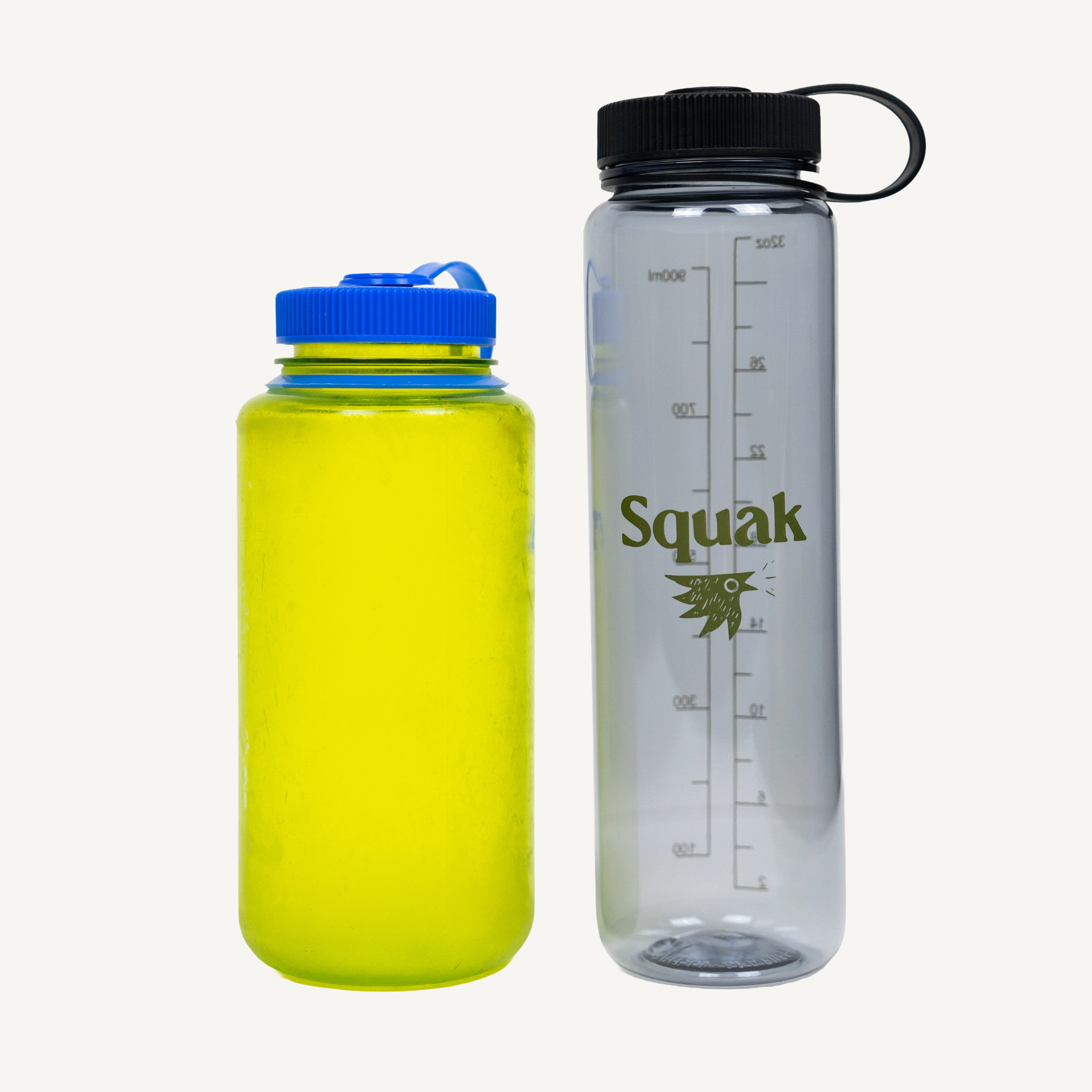 Squaker Bottle Gray Comparison